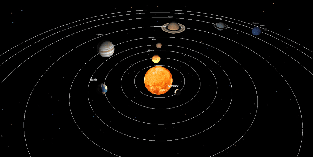 3D Solar System Planets to Explore